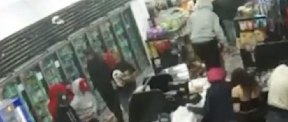Watch: Mysterious Hooded Figures Loot Oakland Gas Station with Total Impunity